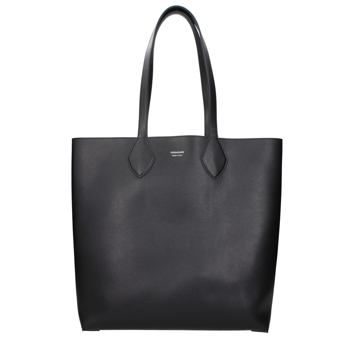 Sac bandoulière en cuir noir Salvatore Ferragamo