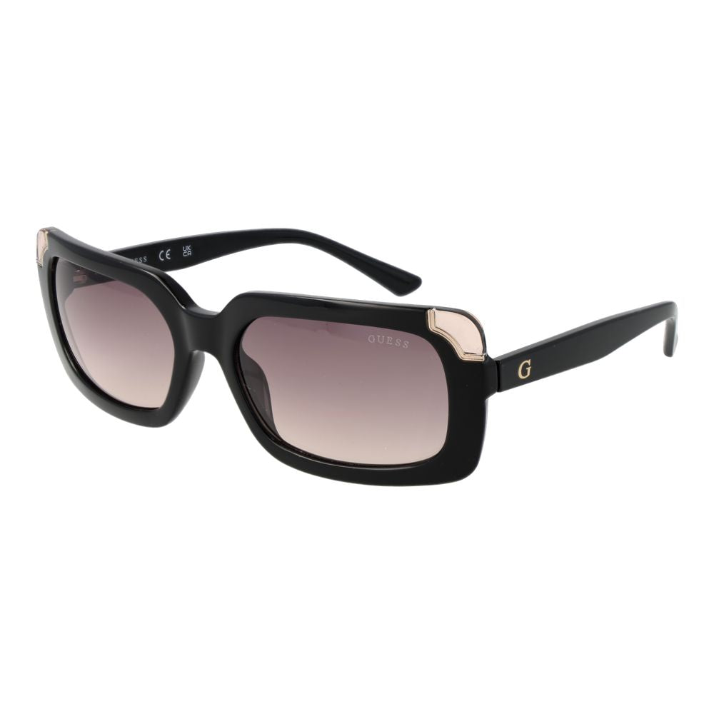 Lunettes de soleil Guess en plastique noir