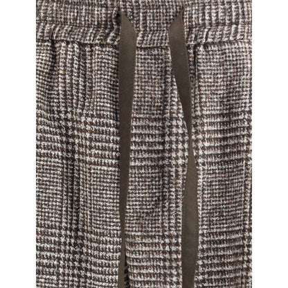 Dolce & Gabbana Jogging Trousers in Wool and Alpaca