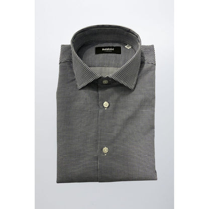 Chemise homme en coton bleu Baldinini Trend