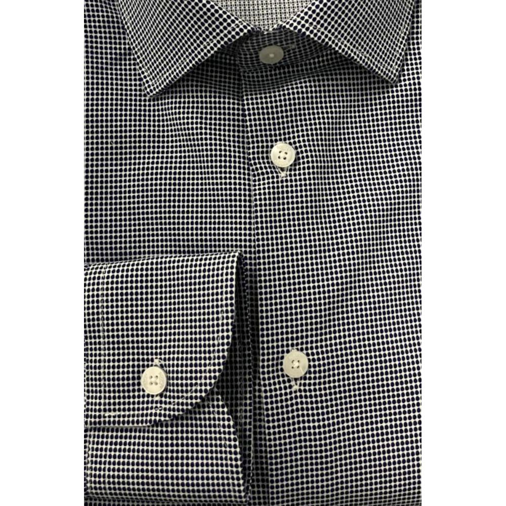 Baldinini Trend Chemise Slim Fit en Coton Bleu pour Homme
