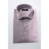 Baldinini Trend Chemise en Coton Pour Homme Violet