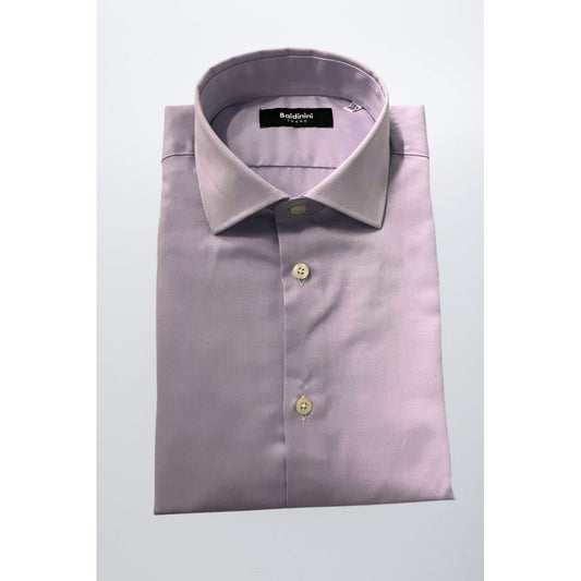 Baldinini Trend Chemise en Coton Pour Homme Violet