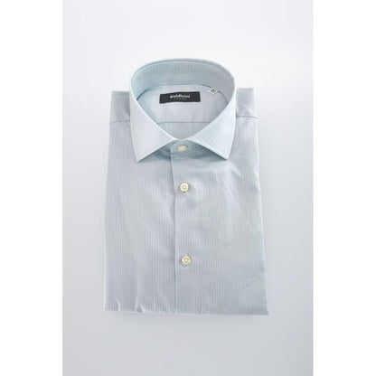 Chemise en coton bleu clair Baldinini Trend