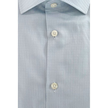 Chemise en coton bleu clair Baldinini Trend