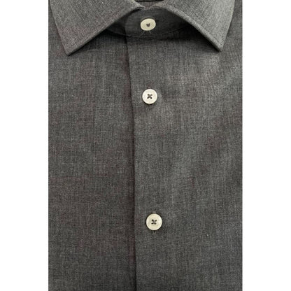 Chemise homme Baldinini Trend en coton gris