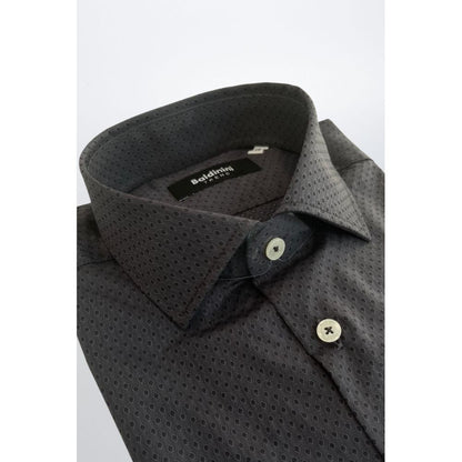 Chemise Baldinini Trend en coton gris