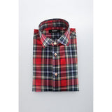 Baldinini Trend Chemise en Coton Multicolore Slim Fit