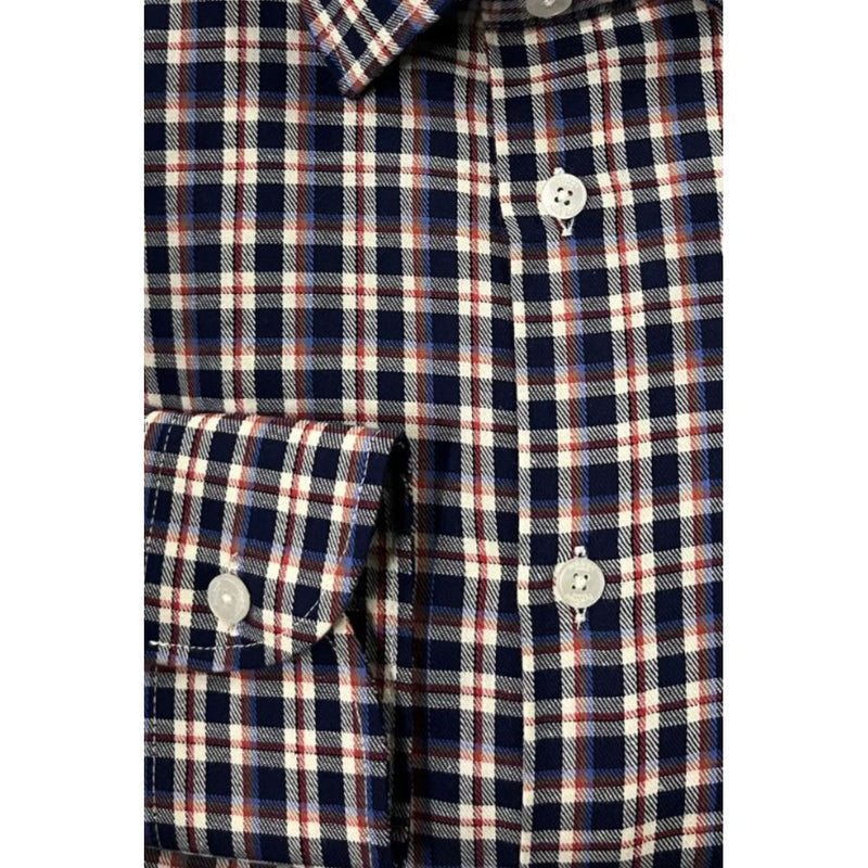 Baldinini Trend Multicolor Cotton Men Shirt - Slim Fit