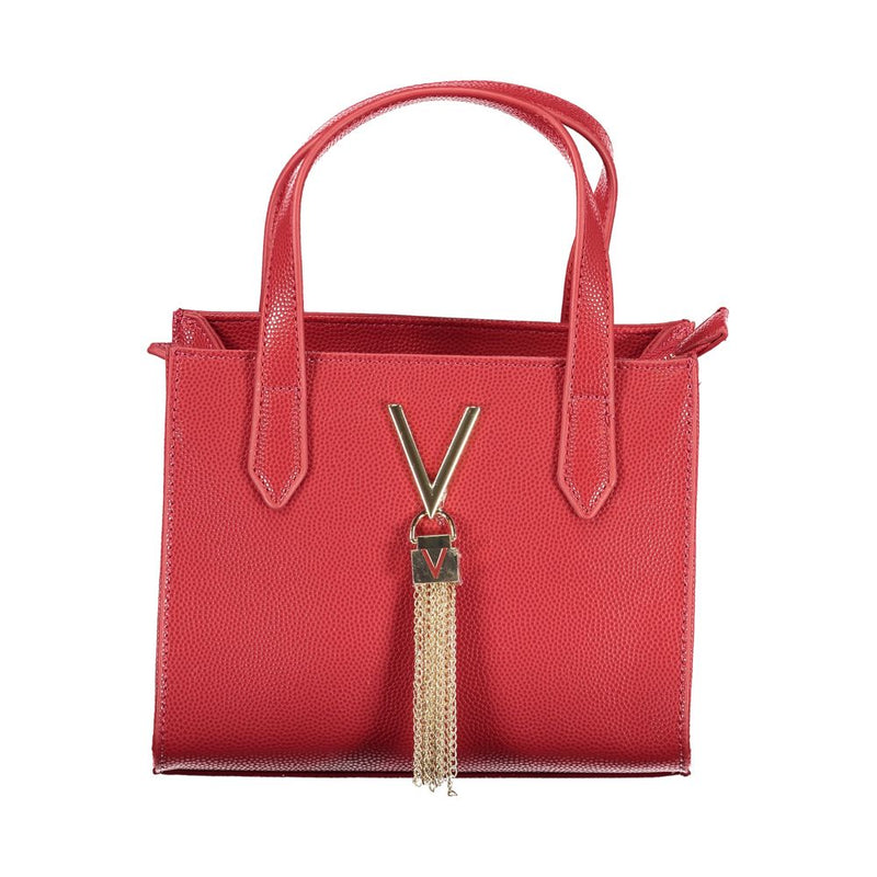 Mario Valentino Red Polyethylene Handbag - Chic & Sophisticated