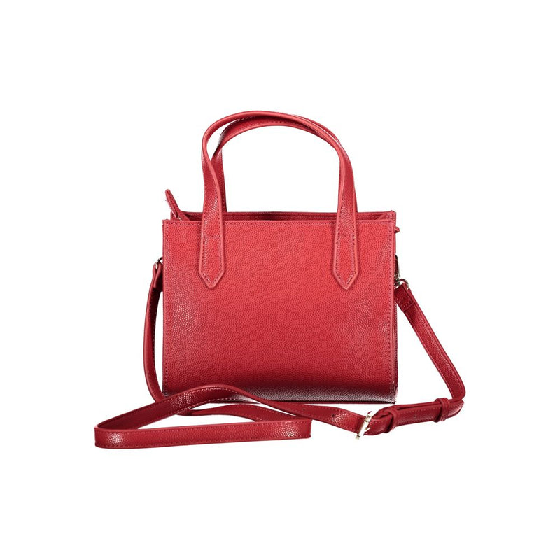 Mario Valentino Red Polyethylene Handbag - Chic & Sophisticated