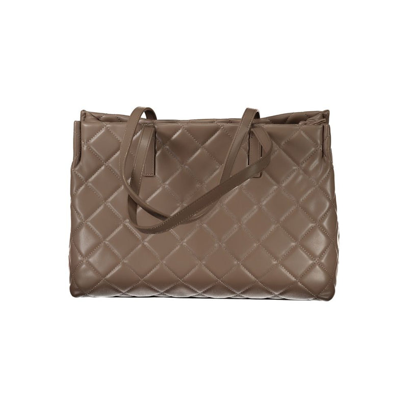 Mario Valentino Sac à main en polyéthylène marron - Élégant et fonctionnel