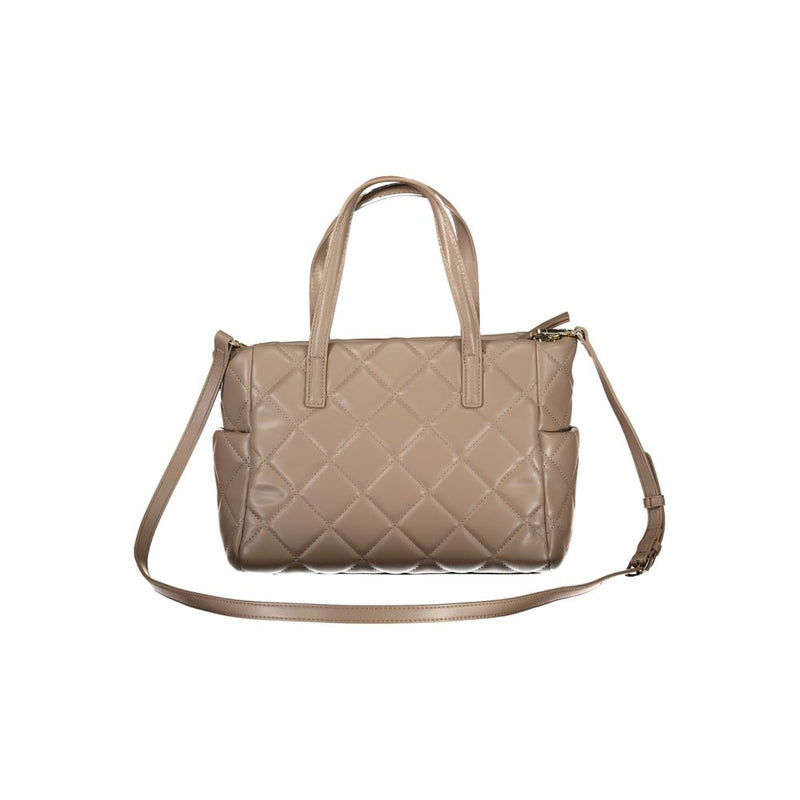 Mario Valentino Brown Polyethylene Handbag - Chic & Functional