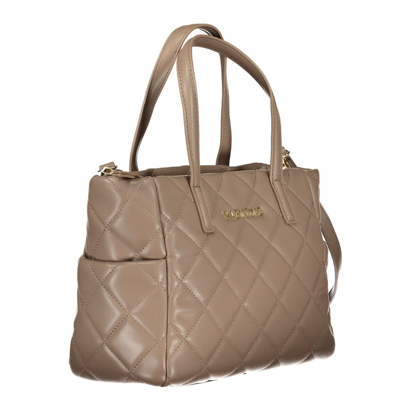 Mario Valentino Brown Polyethylene Handbag - Chic & Functional