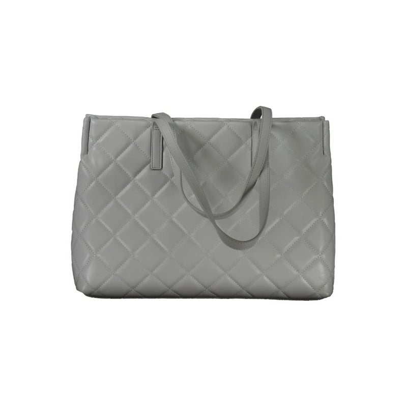 Mario Valentino Sac à main en polyéthylène gris - Élégant et fonctionnel