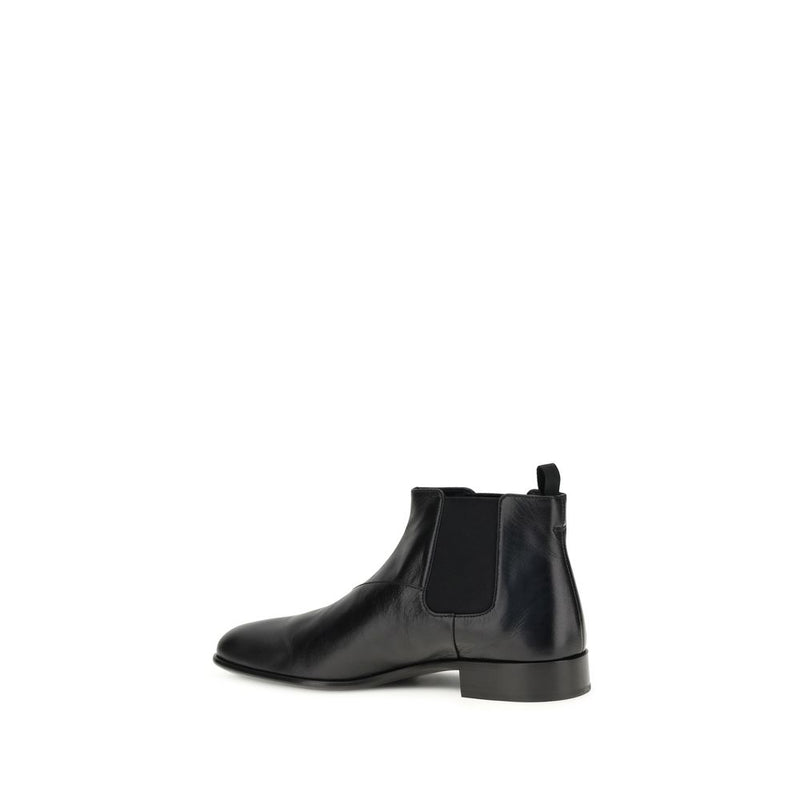 Prada Black Leather Ankle Boots for Women - Stylish & Comfortable