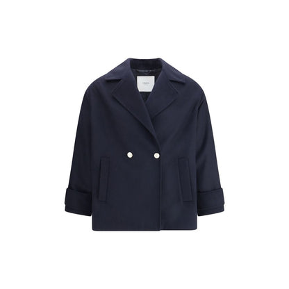 Manteau en laine polaire bleue Cruna