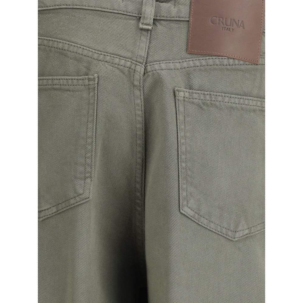 Cruna Green Tencel Relaxed Fit Jeans