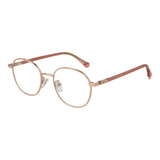 Polaroid Rose Gold Metal Glasses (Frames) - Unisex Stylish Eyewear