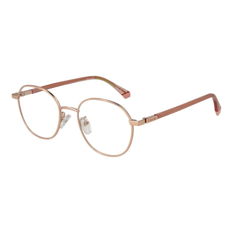 Polaroid Rose Gold Metal Glasses (Frames) - Unisex Stylish Eyewear