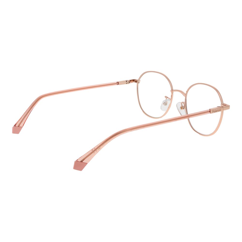 Polaroid Rose Gold Metal Glasses (Frames) - Unisex Stylish Eyewear