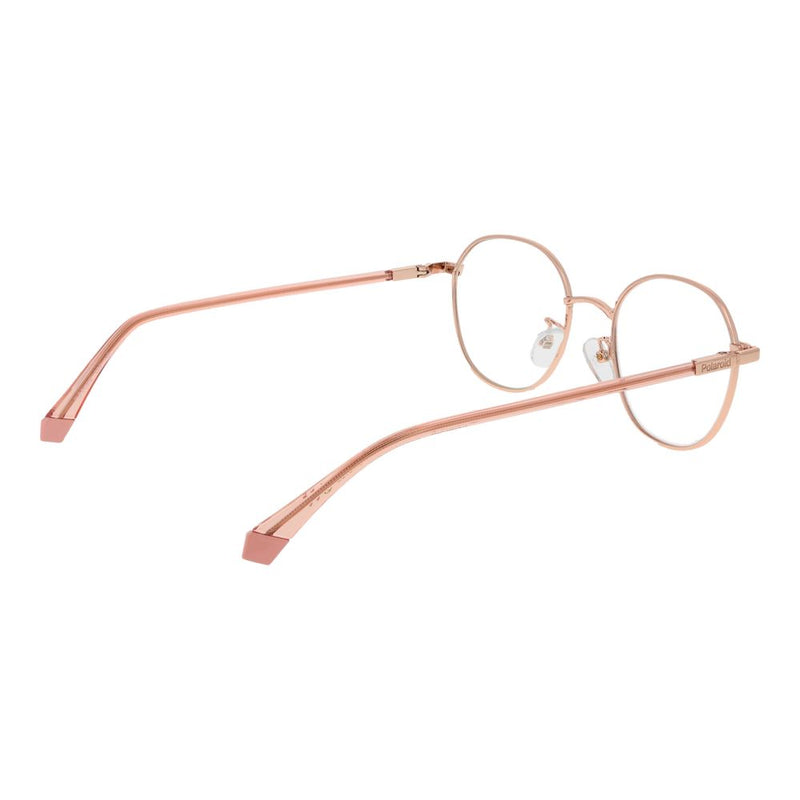 Polaroid Rose Gold Metal Glasses (Frames) - Unisex Stylish Eyewear