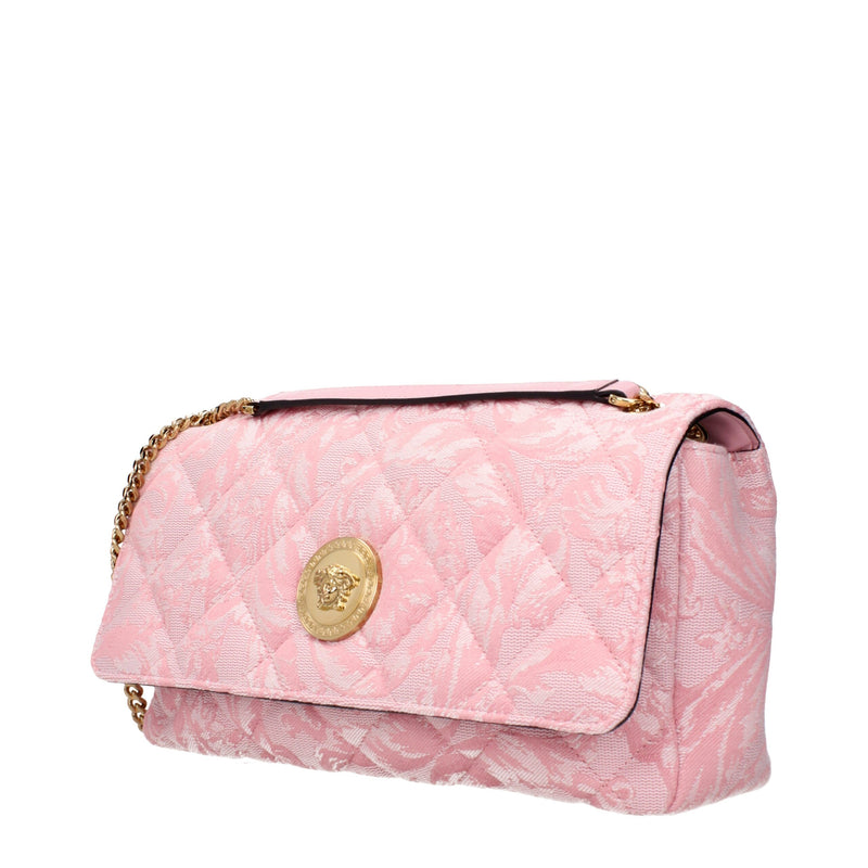Versace Pink Fabric Shoulder Bag - Luxury Fashion Accessory