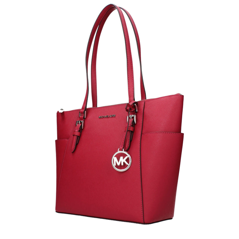 Michael Kors Red Leather Shoulder Bag - Élégance et Polyvalence