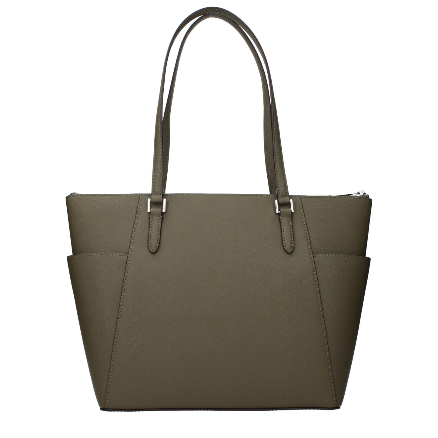 Michael Kors Green Leather Shoulder Bag