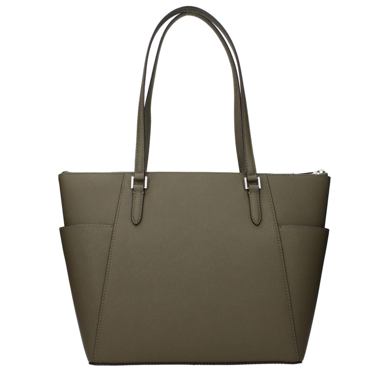 Michael Kors Green Leather Shoulder Bag - Élégant et Polyvalent
