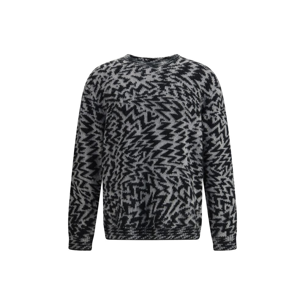 Sweat-shirt en laine grise Laneus