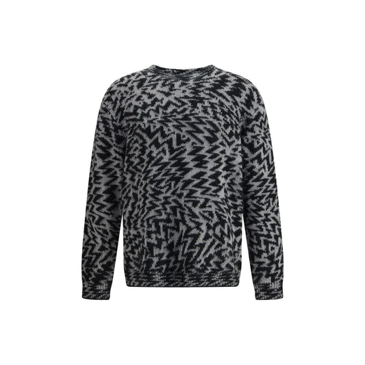 Sweat-shirt en laine grise Laneus