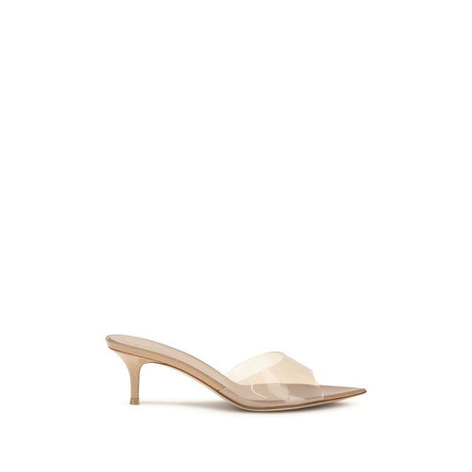 Gianvito Rossi Elle Beige Stiletto Heel Sandals for Women