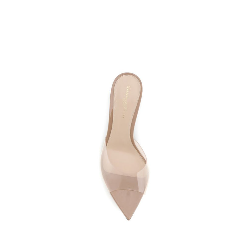 Gianvito Rossi Elle Beige Stiletto Heel Sandals for Women