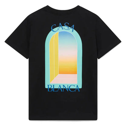 Casablanca Zwart Katoenen T-shirt