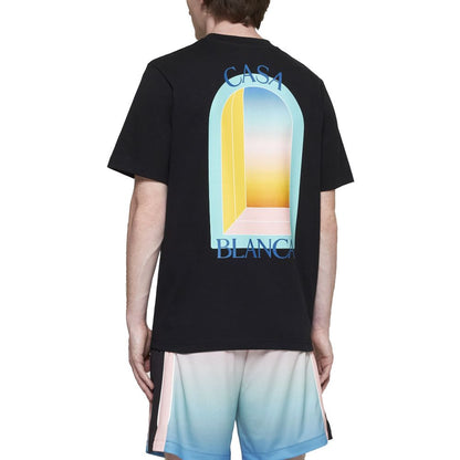 Casablanca Zwart Katoenen T-shirt