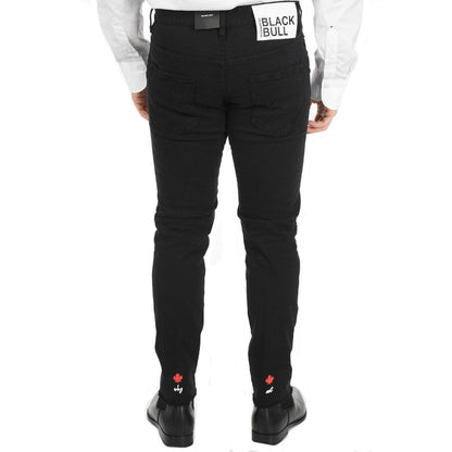 Dsquared² Black Cotton Skinny Jeans