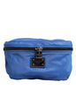 Sac banane Dolce &amp; Gabbana bleu à logo en nylon pour homme