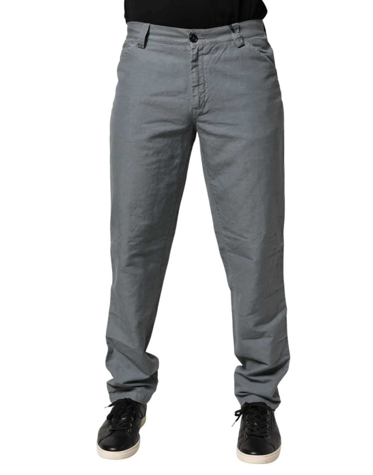 Master Coat Jeans Denim Homme Gris Regular Fit en Coton