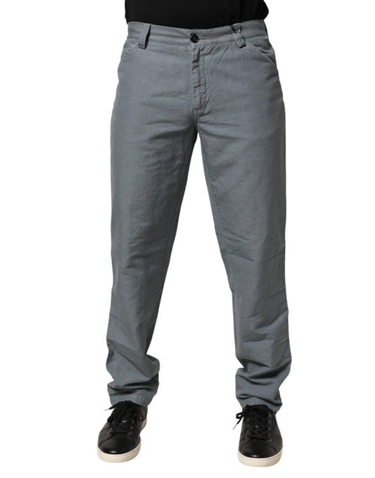 Master Coat Jeans Denim Homme Gris Regular Fit en Coton