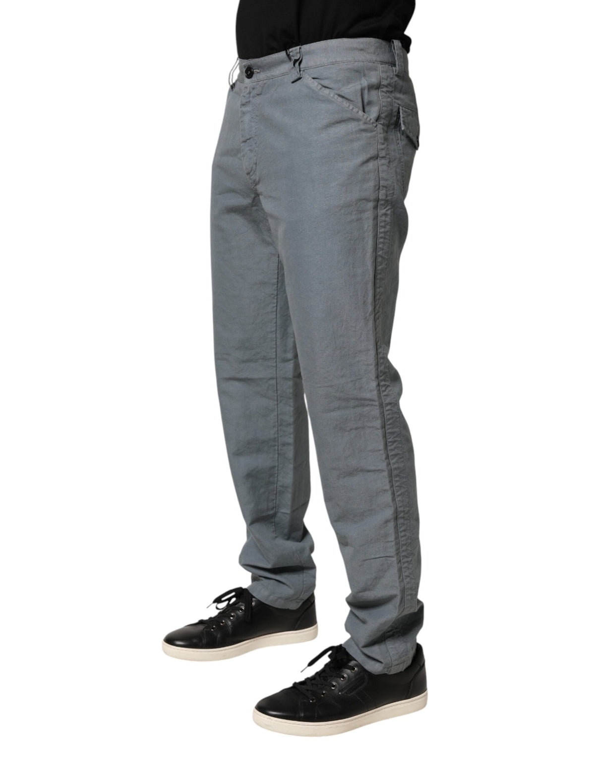 Master Coat Jeans Denim Homme Gris Regular Fit en Coton