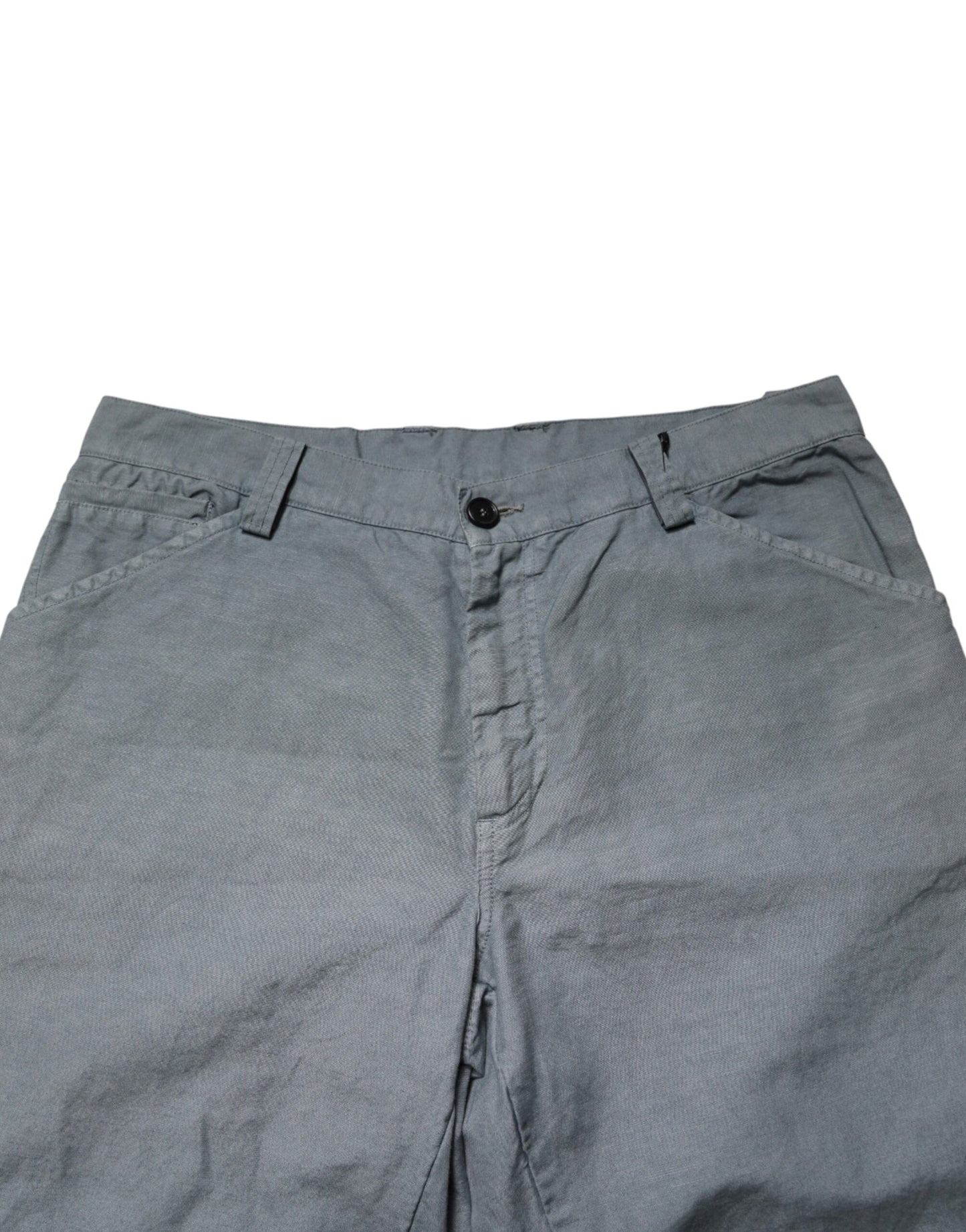 Pantalon en denim gris 100% coton coupe classique pour homme Master Coat