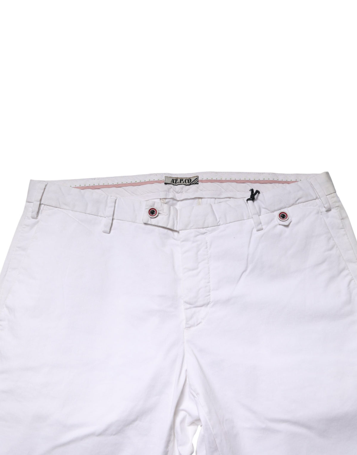 AT.P.CO Jeans Denim Blanc Skinny Fit Taille Mi-Haute