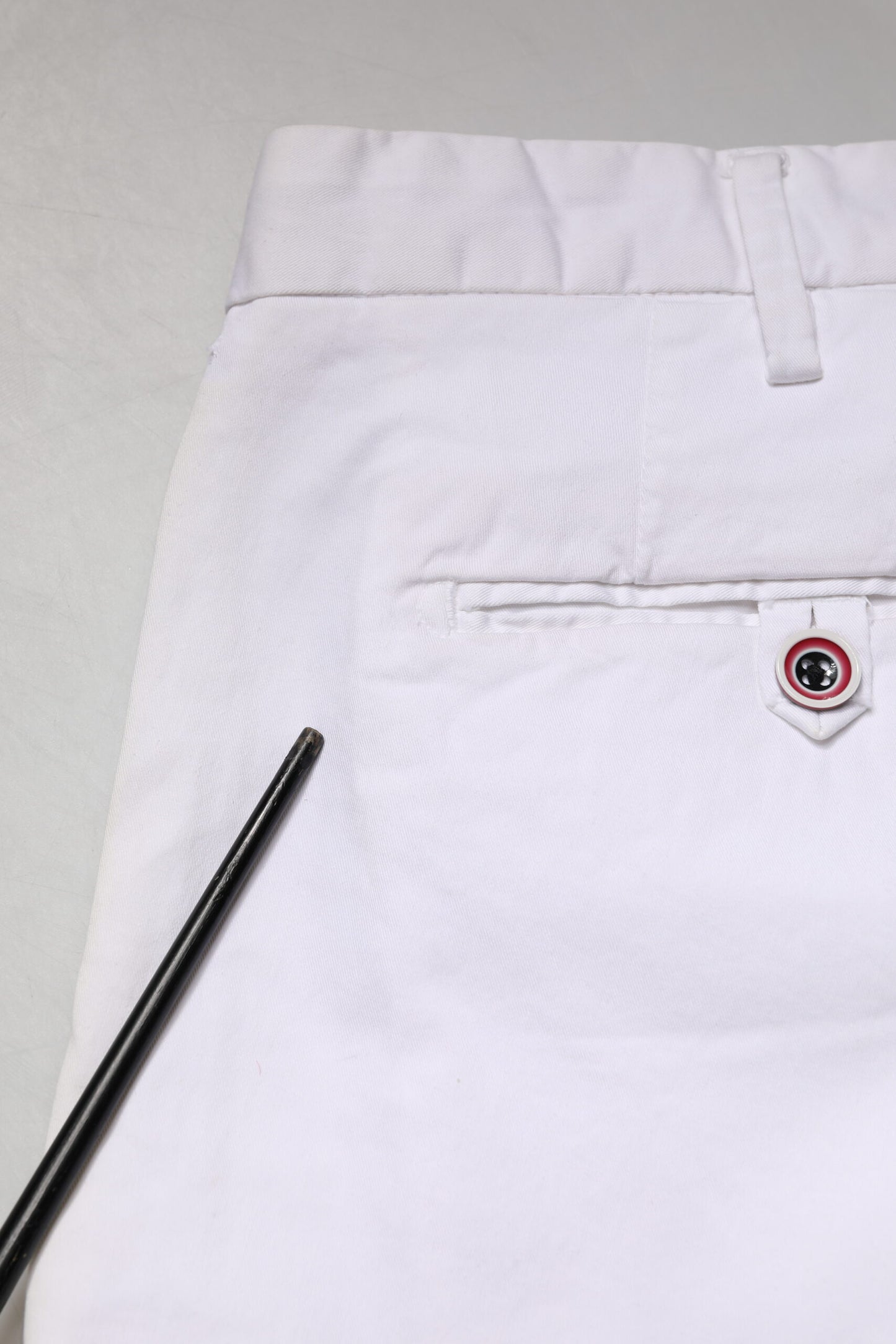 Jean en coton blanc AT.P.CO coupe skinny taille mi-haute