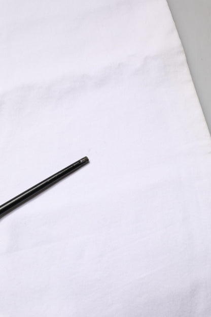 Jean en coton blanc AT.P.CO coupe skinny taille mi-haute