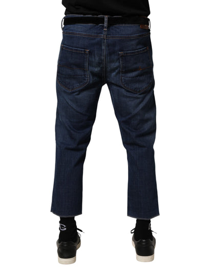 Jean court en coton bleu taille mi-haute Vivienne Westwood pour homme