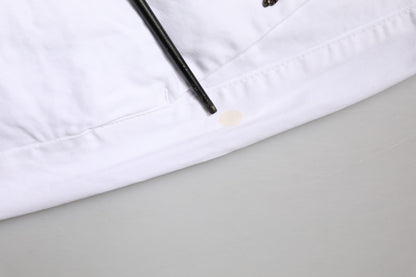 Pantalon chino blanc AGLINI pour homme, coupe skinny, taille mi-haute