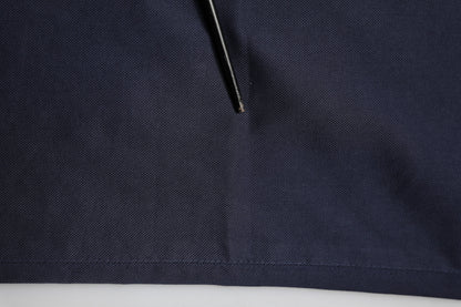 Pantalon chino Jeckerson bleu en coton stretch coupe droite pour homme