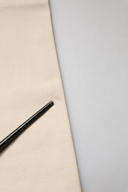 Pantalon chino beige pour homme PT01, taille mi-haute, coupe droite.