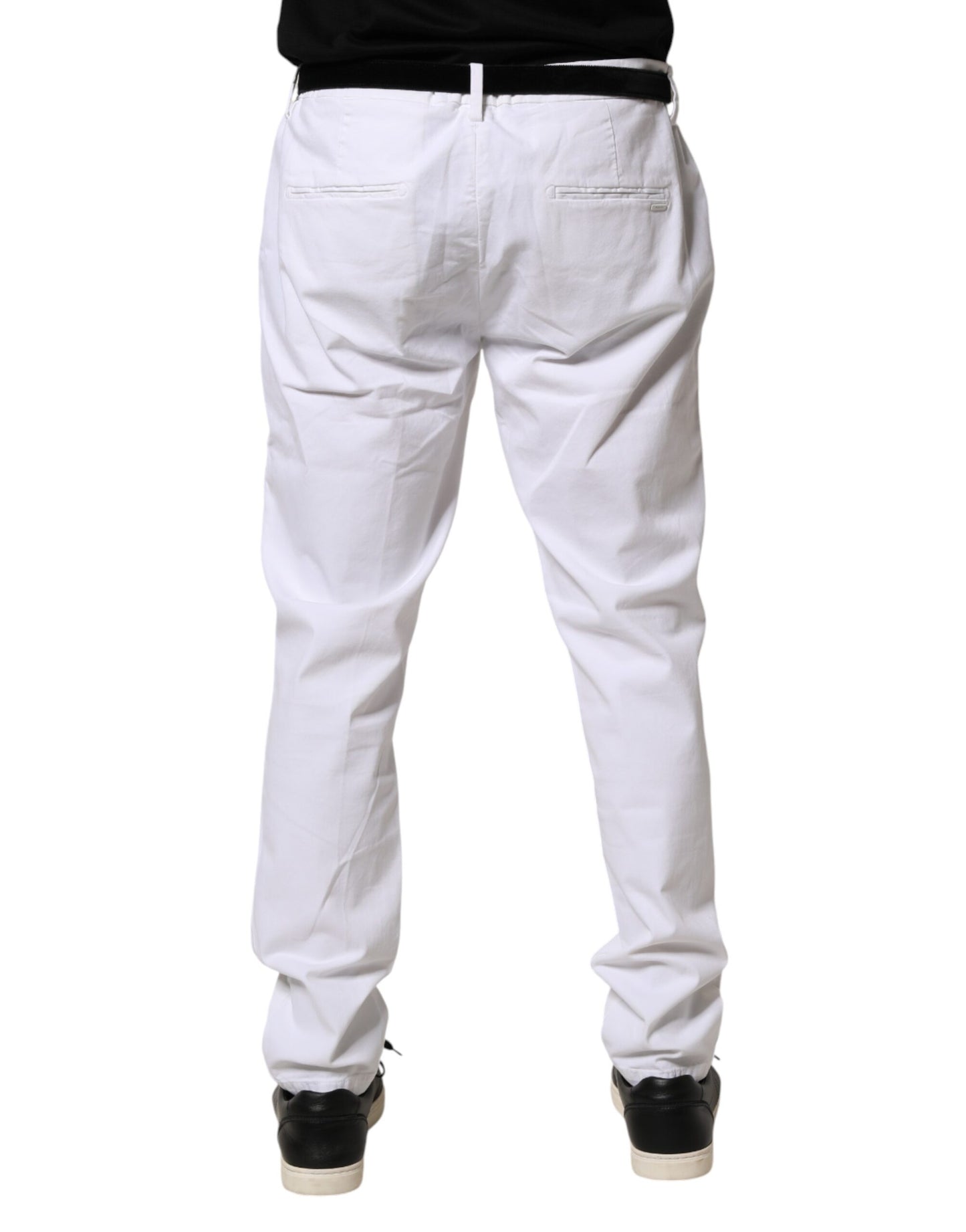 Jean skinny blanc AGLINI pour homme